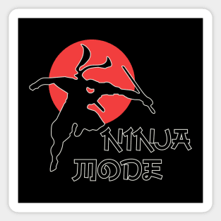 Ninja Mode Assassin - Japanese Ninja Style Sticker